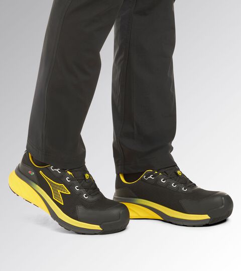 Calzado bajo de seguridad VORTEX DA2 LOW S3S SC SR HRO ESD NEGRO/AMARILLO UTILITY - Utility